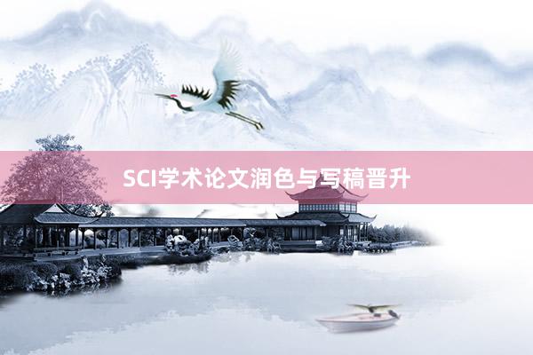 SCI学术论文润色与写稿晋升